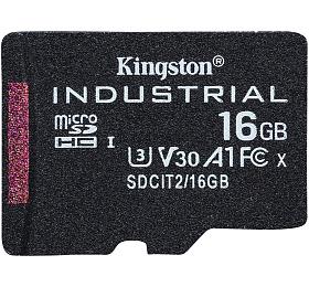 Kingston Industrial/micro SDHC/16GB/UHS-I U3 / Class 10 (SDCIT2/16GBSP)