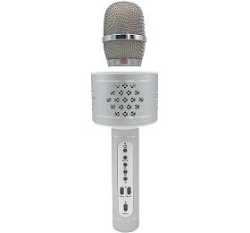 Karaoke mikrofon Teddies Bluetooth stbrn s USB kabelem