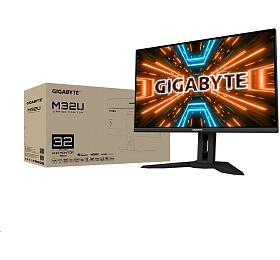 GIGABYTE LCD - 31.5&quot; Gaming monitor M32U, SS IPS, 3840 x 2160 UHD, 144Hz, 1000:1, 350cd/m2, 1ms, 2xHDMI, 1xDP