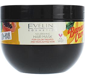 Eveline Cosmetics Food For Hair Banana Care výživná maska chránící barvu vlasů 500 ml