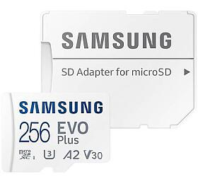 Pamov karta Samsung EVO Plus microSDXC 256GB + SD adaptr
