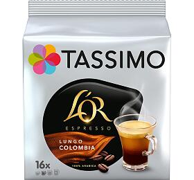 Kapsle Lor Tassimo Espresso Lungo Colombia, 16 ks