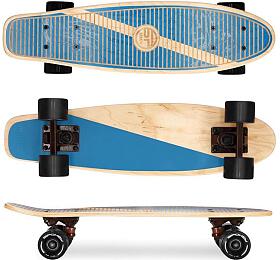 Spokey WOO-FISH Devn pennyboard 56 x 15 cm, ABEC7, tmav modr