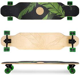 Spokey LONGBAY PRO Longboard 104 x 24 cm, ABEC7, zeleno-ern