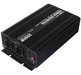 Napov mni Carspa CAR3KU-12 12V/230V+USB 3000W, modifikovan sinus