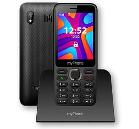 myPhone S1&amp;nbsp;LTE černý s&amp;nbsp;nabíjecím stojánkem