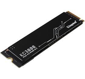 KINGSTON KC3000 4TB SSD (4096GB) / NVMe M.2 PCIe Gen4 / Intern / M.2 2280 / chladi (SKC3000D/4096G)