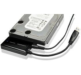 Axagon AXAGON ADSA-FP3, USB 5Gbps - SATA 6G, 3.5&quot; HDD FASTport3 adaptr, v. AC napjee