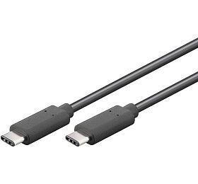 Kabel USB 3.1 C/USB C konektor 1m černý TIPA