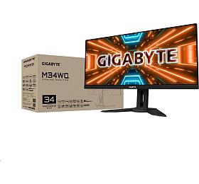 GIGABYTE LCD - 34&quot; Gaming monitor M34WQ WQHD, 3440 x 1440, 144Hz, 1000:1, 400cd/m2, 1ms, 2xHDMI 2.0, 1xDP, SS IPS