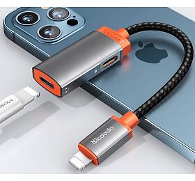 Zvukový adaptér Lightning na Dual-Lightning (2A)