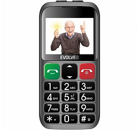 EVOLVEO EasyPhone EB, mobilní telefon pro seniory, stříbrná