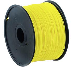 Gembird gEMBIRD Struna pro 3D tisk, PLA, 1,75mm, 1kg, 330m, lut (3DP-PLA1.75-01-Y)