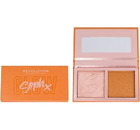 Rozjasova Makeup Revolution London Soph x Face Highlighter Duo, 9 ml, odstn Honey Glaze