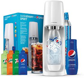 SodaStream Spirit White Pepsi MegaPack +&amp;nbsp;sirup Pepsi 440 ml