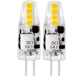 TESLA LED žárovka/ G4/ 1,5W/ 12V DC/ 150lm/ 3000K/ teplá bílá (2pack) (G4001530-PACK2)