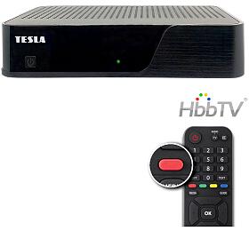 TESLA HYbbRID TV T200 přijímač T2 HEVC H.265 s HbbTV+Zircon WA 150, USB WIFI adaptér s anténou, 150Mbps, (RT5370)