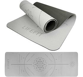 Podloka LIFEFIT YOGA MAT RELAX DUO, 183x58x0,6cm, ern