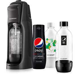 SodaStream Jet temný kámen +&amp;nbsp;Lahev JET 7UP &amp;&amp;nbsp;Pepsi Max 2x&amp;nbsp;1l +&amp;nbsp;Sirup Pepsi MAX 440 ml