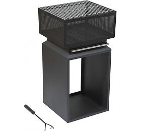Ohniště Cattara CUBE s mřížkou 74cm