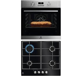 SET Trouba Electrolux 600 FLEX SurroundCook EOF3H40X + Plynov deska Electrolux KGG6426K