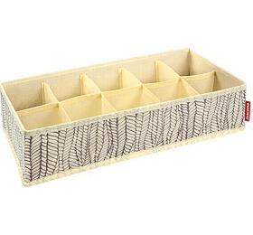 Organizr na ponoky a spodn prdlo Tescoma FANCY HOME 40 x 18 x 10 cm, smetanov