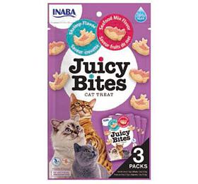 INABA Churu Cat Juicy Bites Shrimp&amp;Seafood Flavor3x11,3g