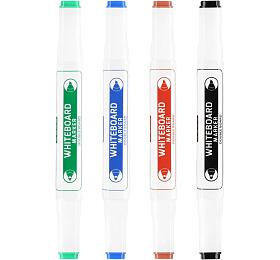 EASY WHITEBOARD SET Sada 4 stratelnch oboustrannch popisova s houbikou