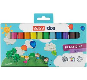 Plastelína EASY 12 pastelových barev