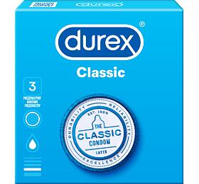 Durex Classic kondomy, 3 ks
