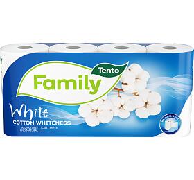 Tento White Cotton Whiteness 2vrstv toaletn papr, role 156 trk, 8 rol