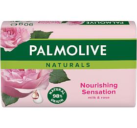 Palmolive Naturals Milk &amp;&amp;nbsp;Rose tuhé mýdlo, 90&amp;nbsp;g