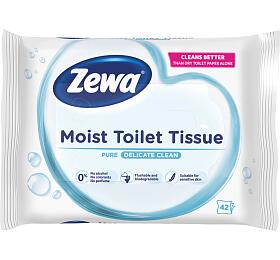 Zewa Pure Moist Toilet Tissue vlhčený toaletní papír, 42&amp;nbsp;ks