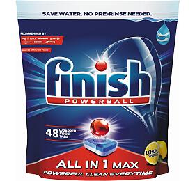 Finish tablety do myky All in 1 Max Lemon, 48 ks