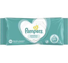 Pampers Sensitive vlhen ubrousky, 52 ks