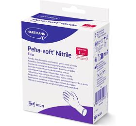 Peha-Soft nitrilov rukavice bez latexu, velikost L, 10 ks