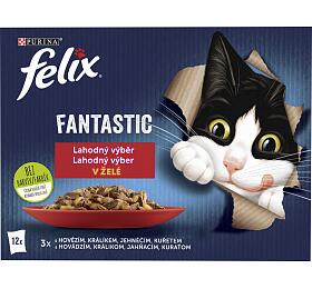 Felix Fantastic kapsiky pro koky s kuetem, hovzm, krlkem a jehnm, 12  85 g