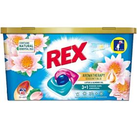 Rex Power Caps Aromatherapy Lotus &amp;&amp;nbsp;Almond kapsle na&amp;nbsp;praní, 40&amp;nbsp;praní