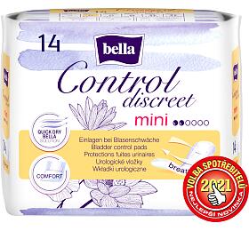 Bella Control Discreet Mini Inkontinenn vloky, 14 ks