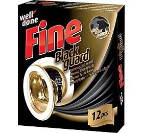 Well Done Fine Black Guard ubrousky pro obnovu černé, 12&amp;nbsp;ks