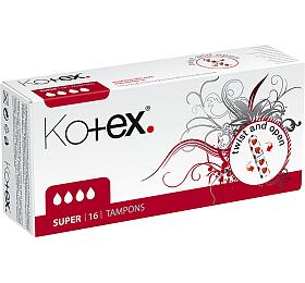 Kotex Super tampny, 16 ks