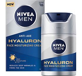 Nivea Men Hyaluron Moisturizer pnsk pleov krm proti vrskm, 50 ml