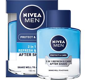 Nivea Men Protect &amp; Care 2v1 peujc voda po holen, 100 ml