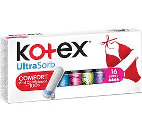 Kotex UltraSorb Super tampony, 16 ks