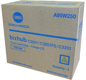 Konica Minolta toner A95W250, yellow, 12000str., TNP-49Y, Konica Minolta Bizhub