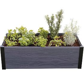 KETER vyvýšený záhon MAPLE TROUGH - šedý