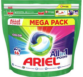 Ariel Color kapsle na&amp;nbsp;praní, 66&amp;nbsp;ks