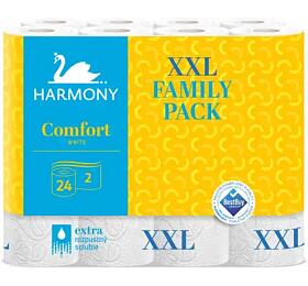 Harmony Comfort XXL 2vrstvý toaletní papír, role 18,2 m,&amp;nbsp;24 rolí