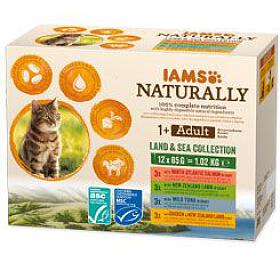 Iams Cat Adult mix masa v omce pack 12x85g