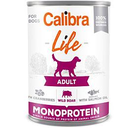 Calibra Dog Life konz.Adult Wild boar with cran. 400g